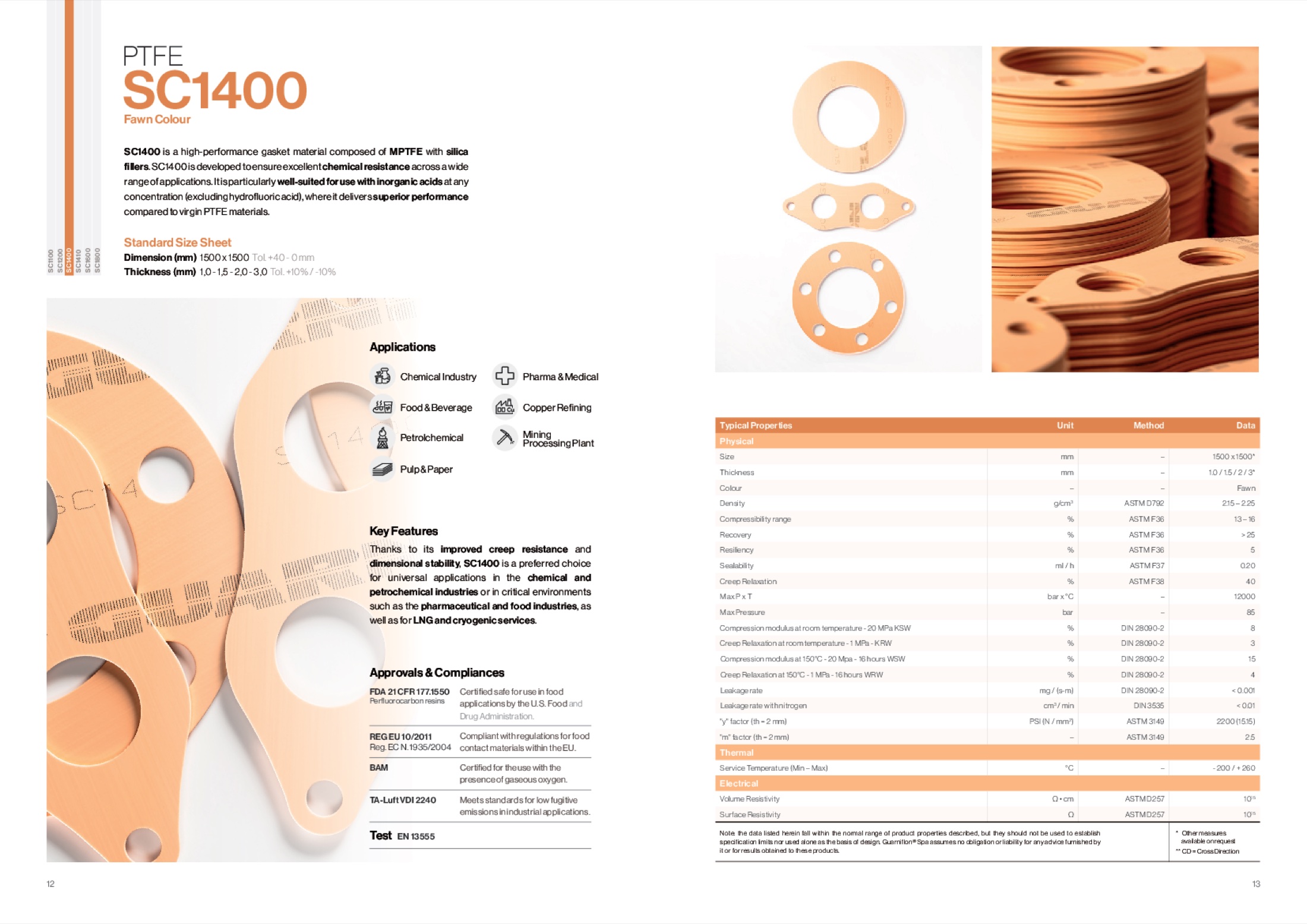 Catalogo Guarniflon SC Series, pagine interne