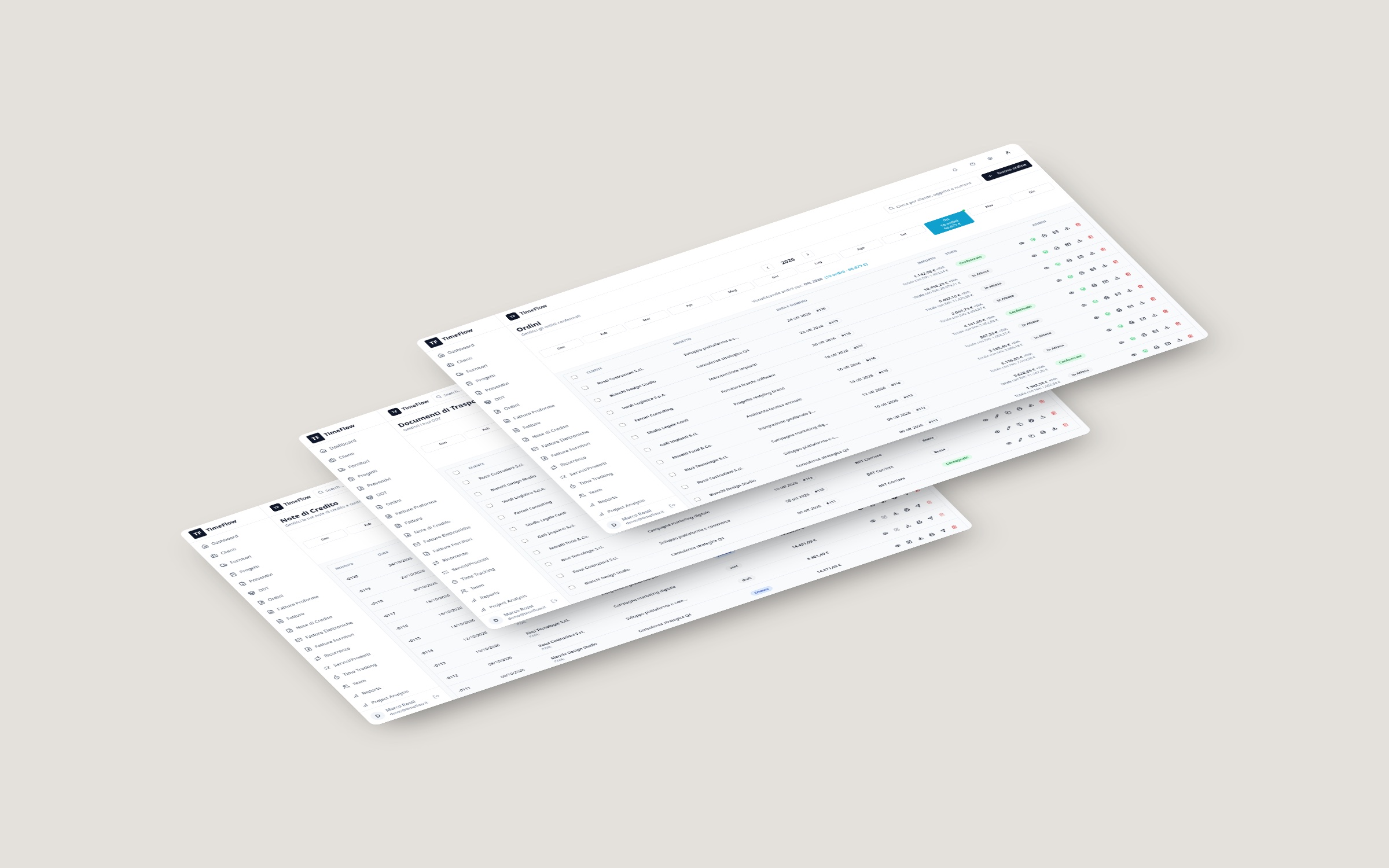 Documenti gestiti da TimeFlow